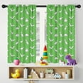 thumbnail image 5 of Blackout Kids Curtains,Green Dinosaur Silhouette Pattern Childrens Insulated Curtains Set Of 2,Bedroom Essentials,Toddler Room Decor 42"x54", 5 of 5