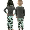 thumbnail image 3 of LazyOne Warm Long-Sleeve PJ Sets for Girls and Boys, Bearly Awake, Funny Animal Kids' Pajama Sets, 3 of 6