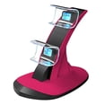 thumbnail image 2 of Wireless Dual Charging Station for PS5 Controllers - Plane-Travel Safe Charger with Blue LED Indicators, Fast Charging, Anti-Slip Base | PS5 Accessories, 2 of 6