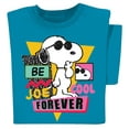thumbnail image 2 of Collections Etc Be Joe Cool Forever Graphic Short Sleeve Cotton T-Shirt | Machine Wash, 2 of 3
