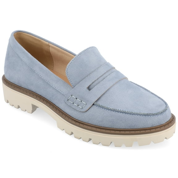 Journee Womens Kenly Slip On Round Toe Loafer, Widths Available