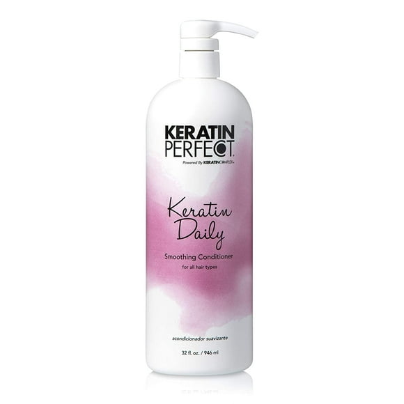 Keratin Perfect Daily Conditioner - Salon Level Treatment For Women - The Best Conditioning Formula For A Frizzy And Dull Mane - Keratin Treatment Not Necessary - Suitable For All Hair Types - 32 Oz