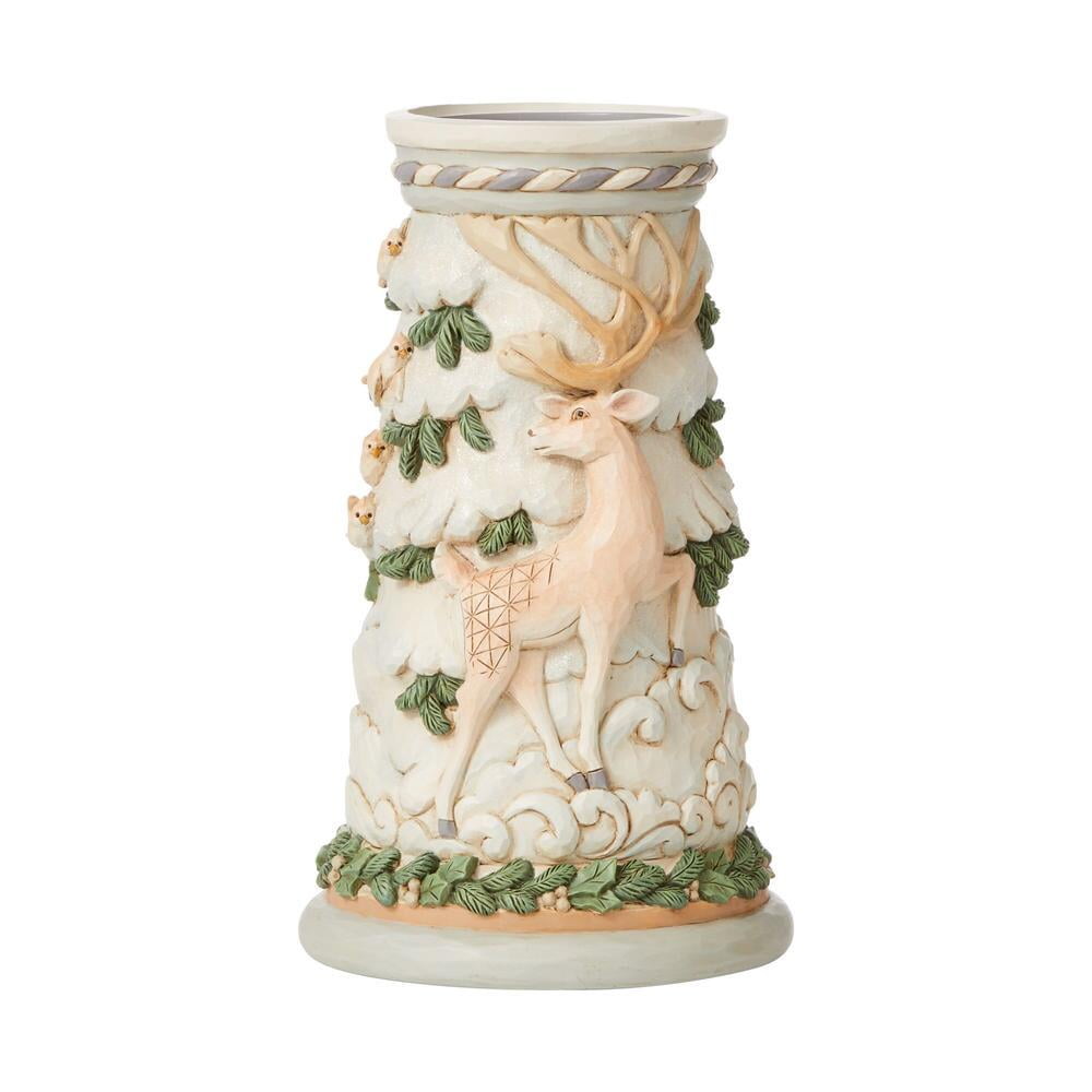 Enesco Jim Shore Woodland Deer Candleholder 6008871 Enesco Jim Shore Woodland Deer Candleholder 6008871