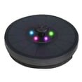 thumbnail image 2 of Flmtop Solar Water Fountain LED Solar Water Fountain Waterproof Solar Powered Water Fountain with Colorful Light Water Garden & Pond Pumps for Fish Pond Courtyard Garden Outdoor Park, 2 of 10