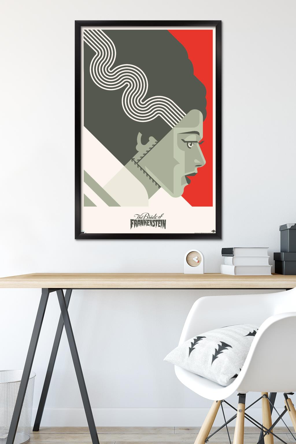 The Bride of Frankenstein - Graphic Wall Poster, 22.375" x 34" Framed