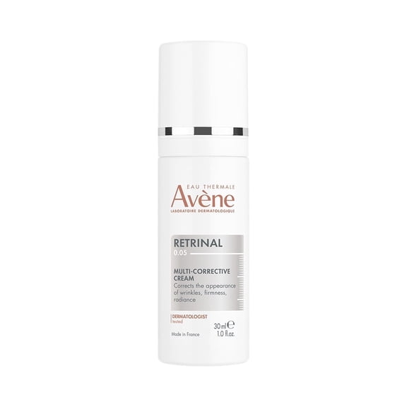 Avene Retrinal 0.05% Multi-Corrective Cream - Retinal Face Cream Formulated with Retinaldehyde, Niacinamide & Hyaluronic Acid - For Wrinkles & Fine Lines, 1.0 fl oz