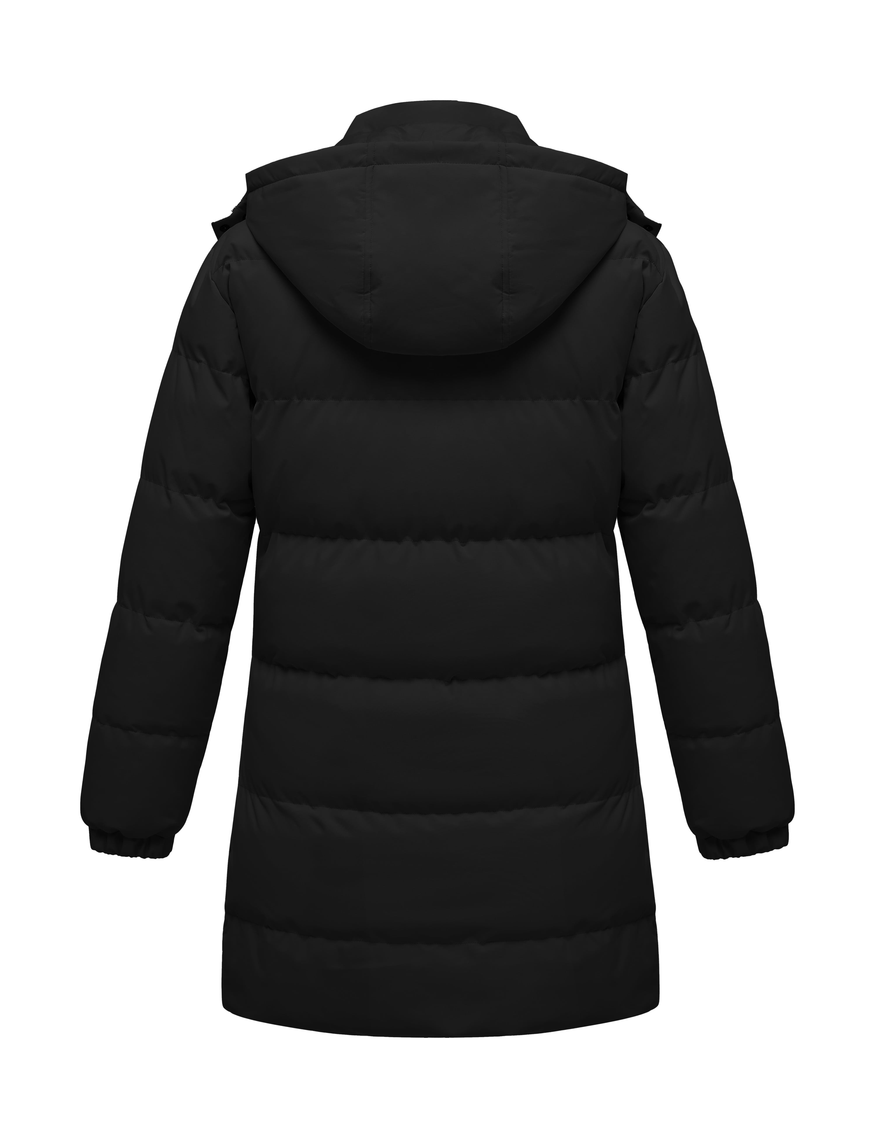 Ampake Women's Quilted Winter Warm Puffer Jacket Thicken Parka with Removab : Ampake Women\u0027s Winter Parka Coat Thicken Puffer Jacket