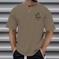 thumbnail image 4 of Bibifish Mens T-Shirts Loose Fit Landscape Graphic Print Tshirts Street Style Fall Casual Short Sleeve Tee Tops, 4 of 7