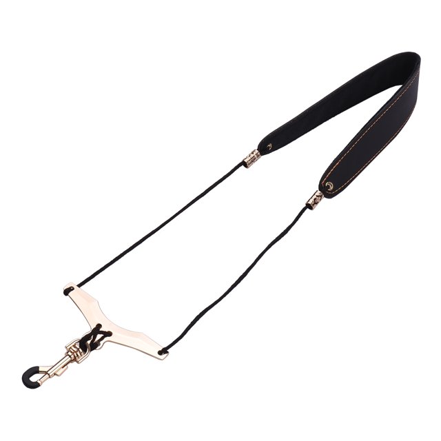 Amdohai Adjustable Saxophone Neck Strap Soft Leather Padded Sax Strap