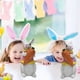 thumbnail image 1 of Decoraciones de Pascua para El Hogar, Conejitos de Pascua de Primavera, Conejitos de Pascua de Mentira, Conejitos Blancos., 1 of 6