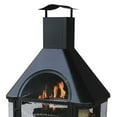Endless Summer Black Wood Burning Outdoor Firehouse