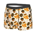 thumbnail image 2 of Daiia Autumn Woodland Characters Men's Underwear Boxer Briefs, Cotton Stretch Moisture-Wicking Underwear-Large, 2 of 9