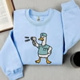 thumbnail image 2 of Embroidered Nurse Sweatshirt Funny, Silly Goose Nurse Shirt, ER Nurse Hoodie, RN Nurse TShirt Cuff Em Nurse Practitioner Tee Appreciation, 2 of 5