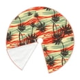 thumbnail image 2 of Daiia Colorful Hawaii Palms Drawing Merry Christmas Tree Skirt , Xmas Large Lace-up Tree Skirt, Santa Snowflakes Rustic Home Decorations New Year Party Farmhouse Decor-30", 2 of 7
