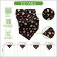 thumbnail image 5 of White Pumpkins Fall Table Runner Linen Burlap Table Runner 70 Inches Long Thanksgiving Maple Leaves Black Dresser Scarves for Kitchen Island Coffee Dining Room Party Wedding Holiday Decor 13"x70", 5 of 8