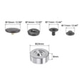 thumbnail image 2 of Unique Bargains Gunmetal Snap Fasteners Kit with Base & Storage Box for Clothing (12 Sets), 2 of 7