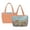 Colorful Daisy-D, variant on Pzuqiu Floral Embroidered Women's Large Quilted Tote Bags Reversible Lightweight Blue Shoulder Handbags for Work, Shopping, Travel, College, Everyday Use