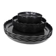 thumbnail image 4 of Almencla 15 Pcs Plateaux Ronds pour Plantes Soucoupes pour Cour Intérieure Extérieure Noir, 4 of 8