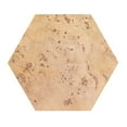 thumbnail image 6 of Butler Specialty Company Billie Burl Wood Hexagon Side Table - Light Burl, 6 of 7