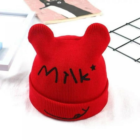 

Kids Winter Beanies Soft Warm Knitted Baby Hats Caps Cute Cozy Chunky Winter Infant Toddler Beanies for Boys Girls