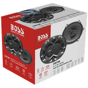 BOSS Audio Systems CH5730B Chaos Series 5 x 7 Inch Car Stereo Door Speakers - 300 Watts Max, 3 Way, Full Range Audio, 1 Inch and 0.5 inch Tweeters, Coaxial, Sold in Pairs