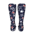 thumbnail image 6 of KLL Watercolor Stars Print Cool Socks Men's Women's Crew Socks Funny Crazy Novelty Stockings, 6 of 8
