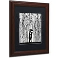 thumbnail image 2 of Trademark Fine Art 'Film Noir' Canvas Art by Marc Allante, Black Matte, Wood Frame, 2 of 4