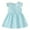 Light Blue, variant on Dresses For Girls Sleeveless Floral Prints Princess Dress Dance Party Dresses Baby Dress Light Blue 9 Months-12 Months
