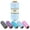 Light Blue and White, variant on Craft County 100% Cotton Twine Spools – 2-Ply Crafting Cord 1mm Thick in 410 ft (125m) – Black and White