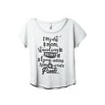 thumbnail image 1 of Mom Asking A Boy To Wear Pants Women's Fashion Slouchy Dolman T-Shirt Tee Heather White Medium, 1 of 3