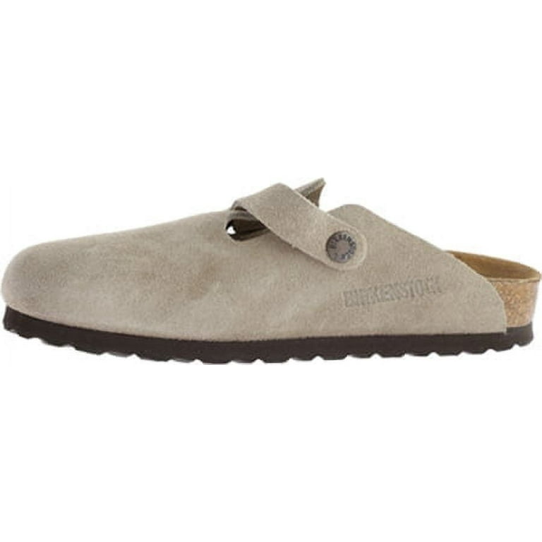 Boston | Soft Footbed | Suede | Taupe – Birkenstock Midtown