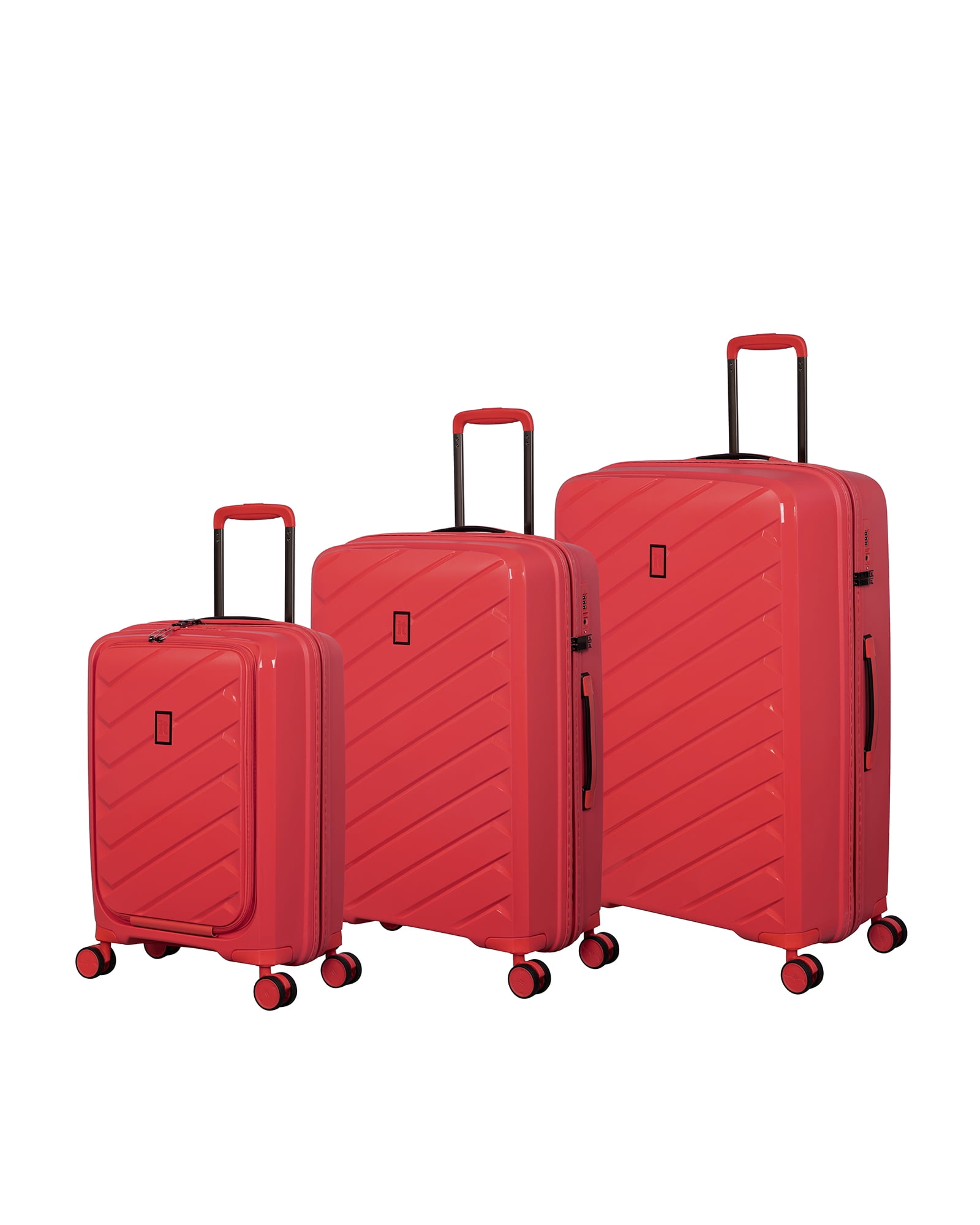 it luggage Influential 3 Piece Hardside Spinner Luggage Set with TSA