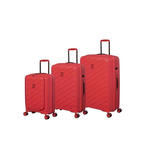 it luggage Influential 3 Piece Hardside Spinner Luggage Set with TSA