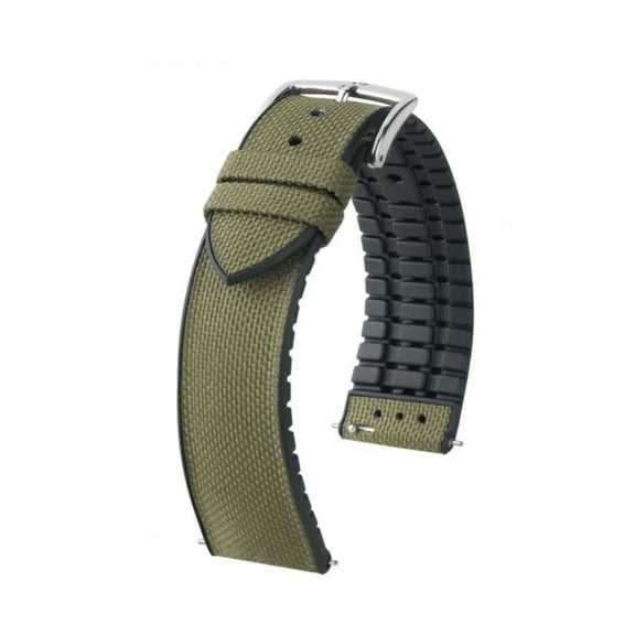 Hirsch Arne L Animal Free green watch strap 20 mm 0925090040-2-20