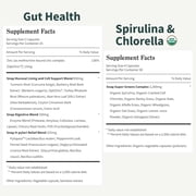 Snap Supplements Organic Spirulina and Gut Health Bundle - Superfood, Phytonutrients, Trace Minerals + Probiotic for Digestive and Gut Health
