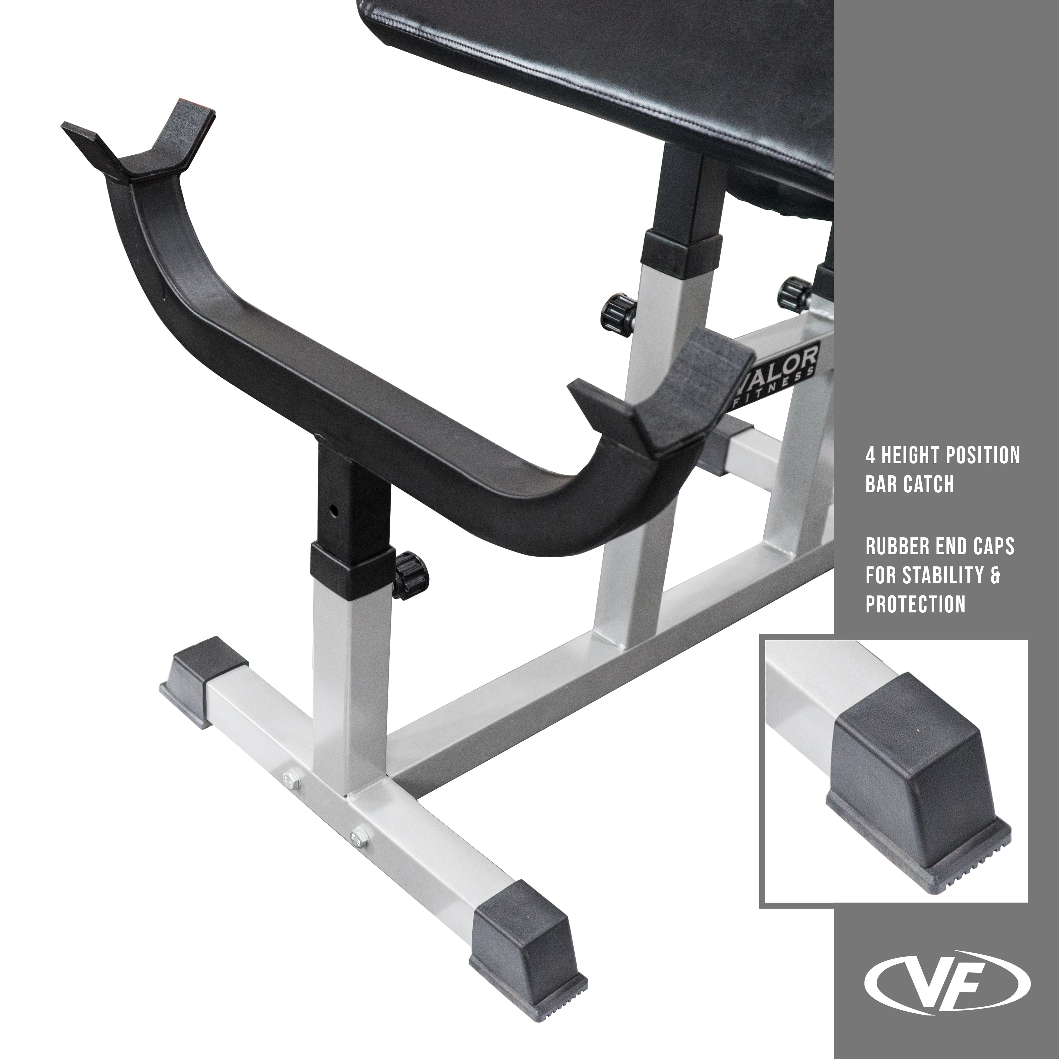 Valor Fitness Adjustable Seated Preacher Curl Bench CB-6