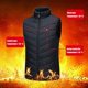 thumbnail image 1 of Gilet Chauffant Homme Femme,Veste Sans Manches Vers Le Bas Chauffants Usb Moto, Vêtement Manteau Chauffant Electrique Lavable Avec 3niveaux De Réglages De Chaleur Pour Hiver Pêche,Xxxl, 1 of 5