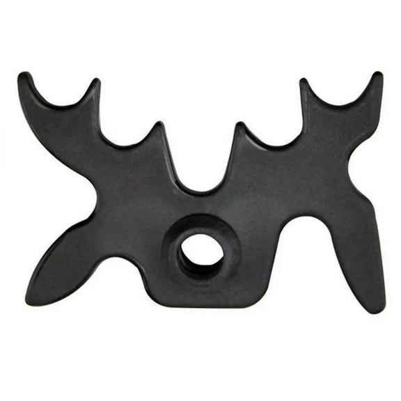 ROZYARD Plastic Black Pool Cue Bridge Head Billiard Cue Bridge Head Slip On Cue Bridge for Pool Table Billiard Bridge Head