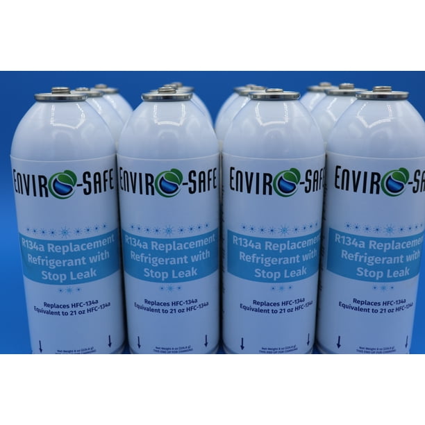 EnviroSafe 134a Replacement Refrigerant w/ Stop Leak Cans & Cases