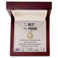 thumbnail image 5 of To My Best Friend Thank you Infinity Knot Necklace Message Card, 5 of 17