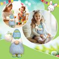 thumbnail image 2 of easter gifts Decorative Easter Bunny Ornament Doll Desktop Ornament, 2 of 9