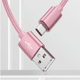 thumbnail image 2 of GJX 2Pcs USB Cable Break-Resistant USB Type C Cable,Micro USB Cable with Data Transfer,Gold,3ft, 2 of 5