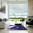 thumbnail image 7 of Ahgly Company Machine Washable Indoor Round Transitional Medium Purple Area Rugs, 8' Round, 7 of 7