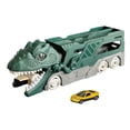 thumbnail image 2 of Camión de transporte de dinosaurios, juguete eléctrico con luz y sonido, dinosaurio novedoso verde, 2 of 9