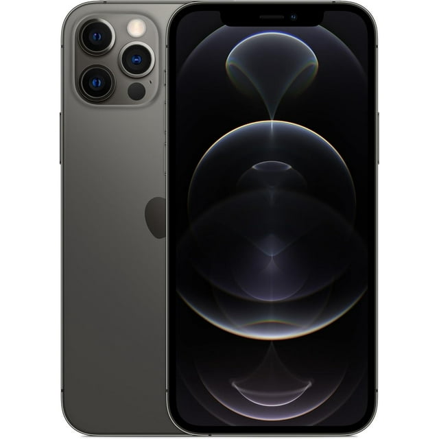 Refurbished Apple iPhone 12 Pro - 256GB – Graphite – 12MP Triple Rear & 12MP Front Camera - Fully Unlocked Smartphone - Excellent Condition