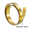 thumbnail image 6 of High Hardness Durable 1000mm x10mm Yellow Bookmark Stamped Plaque Jewelry Making DIY Thin Brass Strip Brass Sheet Roll Metal Foil Plate Gold Film Wire 0.5X10X1000MM, 6 of 8