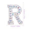 thumbnail image 2 of 26pcs Rhinestone Letters Iron On Glitter Letters Stickers Iron On Embroidery Letters, 2 of 6