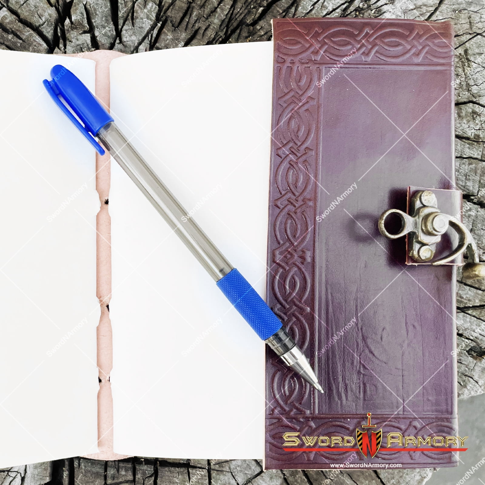 Medieval Genuine Leather Journal Diary Parchment Paper Brown Fierce Dragon