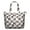 White Cow Oval, variant on White Cow Floral Crown Pattern Travel Tote Bags for Women Carry On,Large Weekender Bags for Women Travel,Multi Functional Duffle Bag for Work,Shopping,Sports