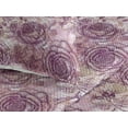 thumbnail image 3 of Ambesonne Nostalgic Flowers Quilted Bedspread Set 3 Pcs, Vintage Roses, Queen, Purple and Champagne, 3 of 4